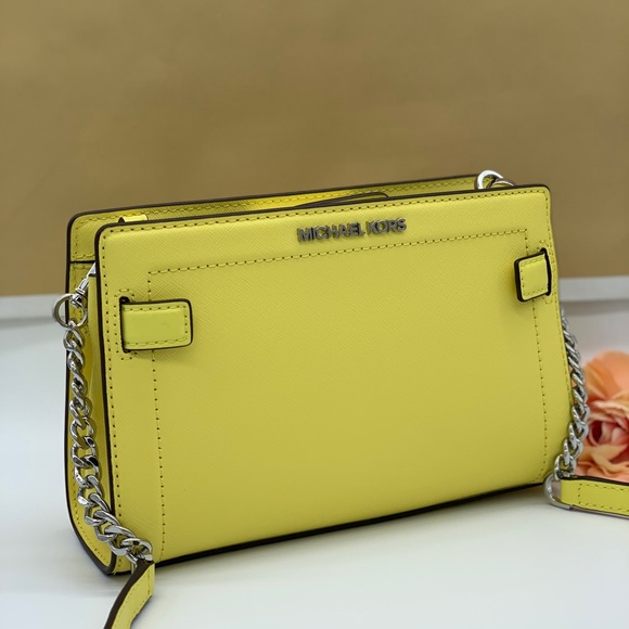 MICHAEL KORS RAYNE SM CROSSBODY SUNSHINE - Picture 9 of 16